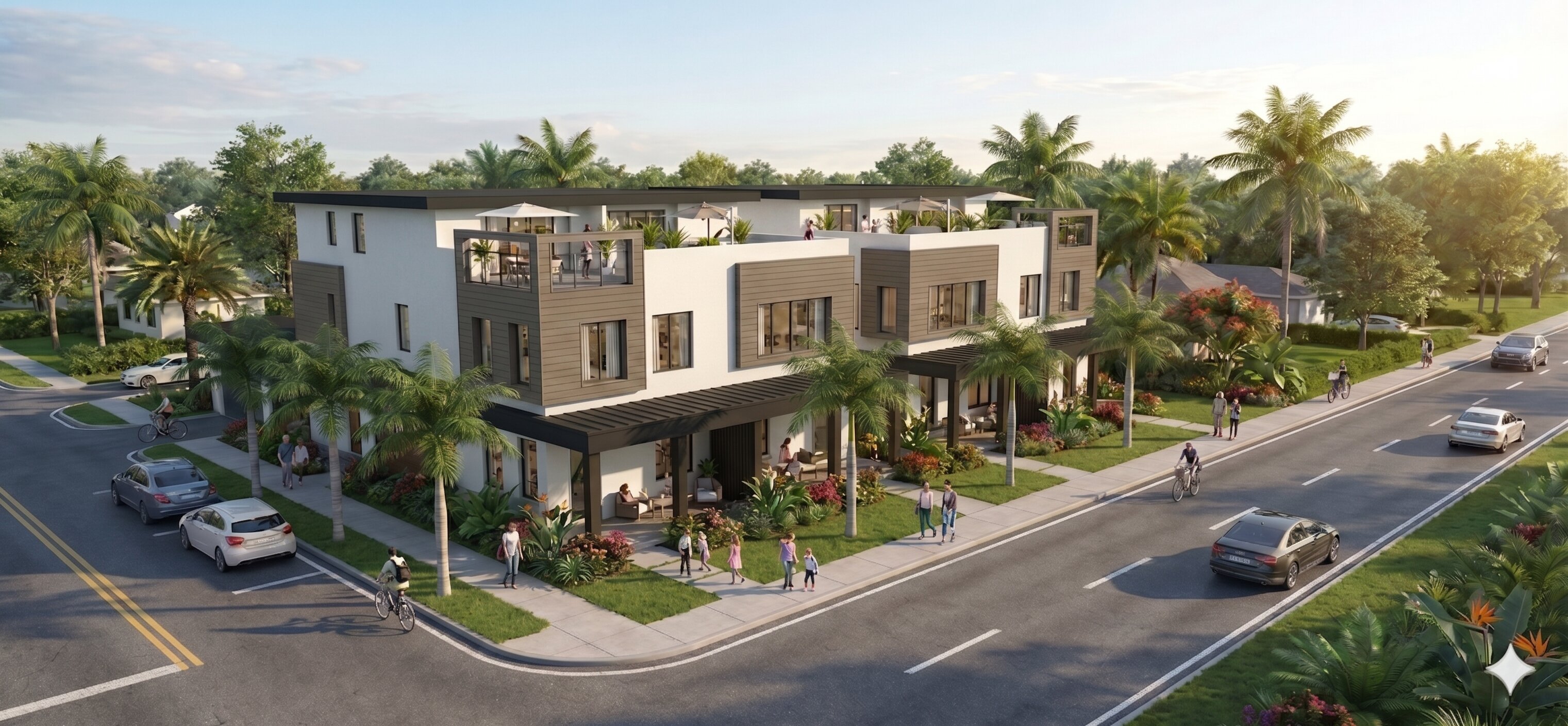 Jones Residences townhome exterior